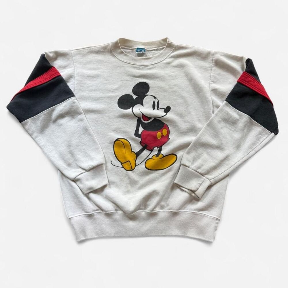 Disney Men's White and Grey Sweatshirt